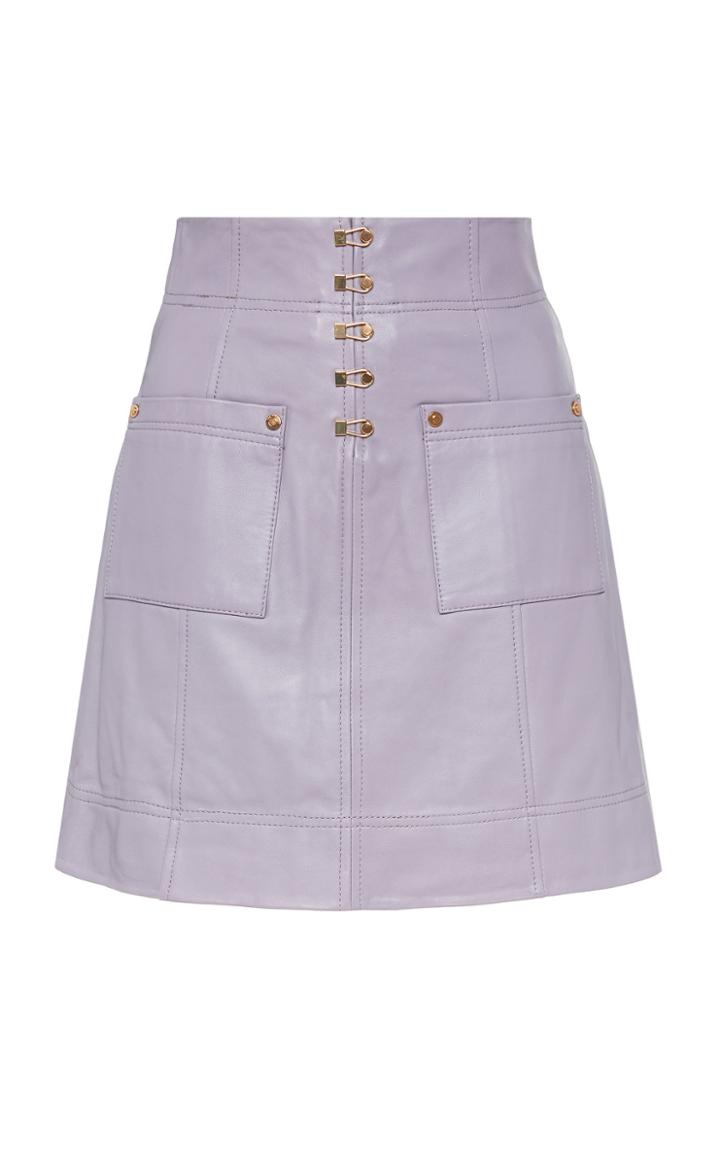 Alice Mccall Sweet Street Leather Mini Skirt