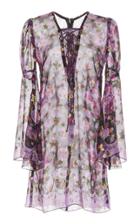 Anna Sui Metallic Clipped Jacquard Dress