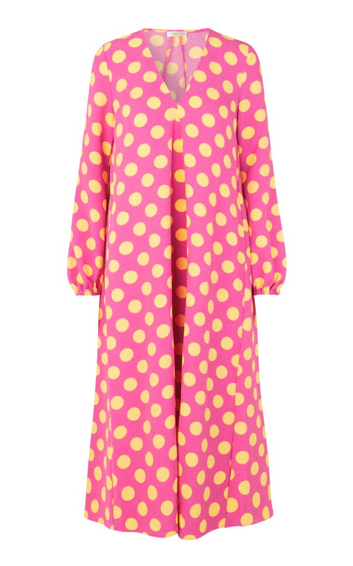 Stine Goya Leila Long Sleeve Billow Midi Dress