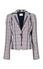 Michelle Waugh Heather Wool Fitted Blazer