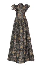 Markarian Exclusive Lucrezia Ruffled Satin Gown