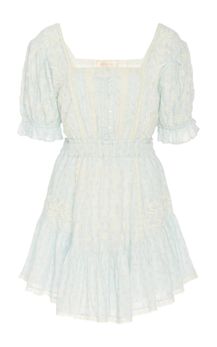 Loveshackfancy Tomasina Cotton Mini Dress