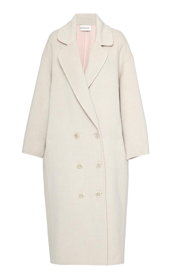 Mansur Gavriel Oversized Double-breasted Wool Coat
