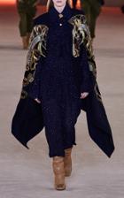 Moda Operandi Balmain Embroidered Crepe Cape