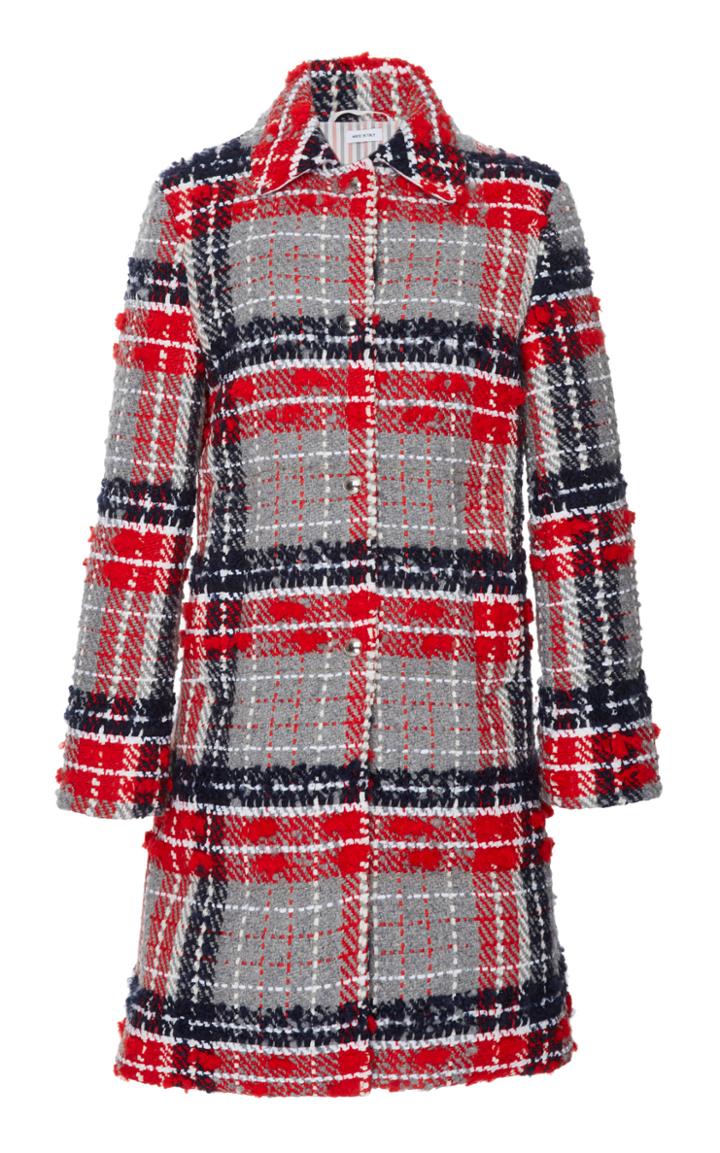 Thom Browne Long-line Down Twill Jacket