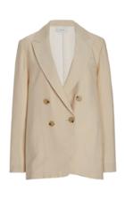 Moda Operandi Vince Double-breasted Woven Blazer