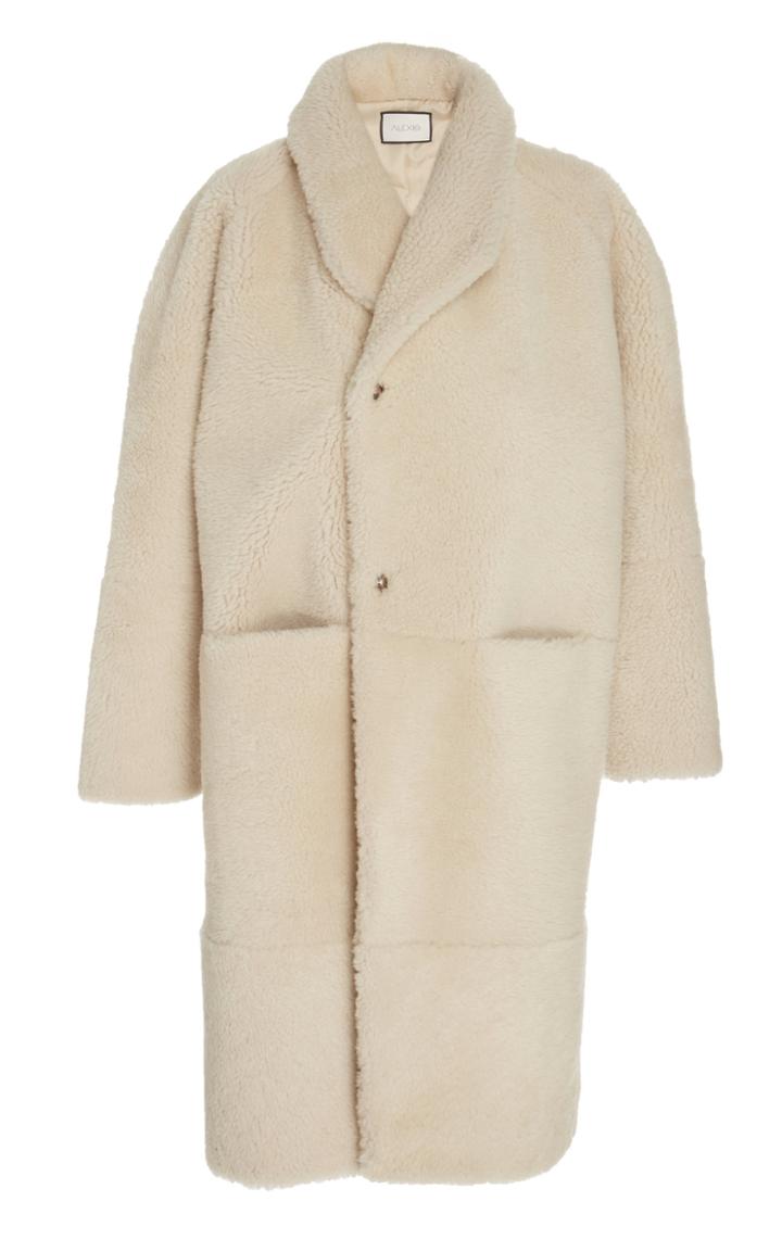 Alexis Mansur Lamb Coat