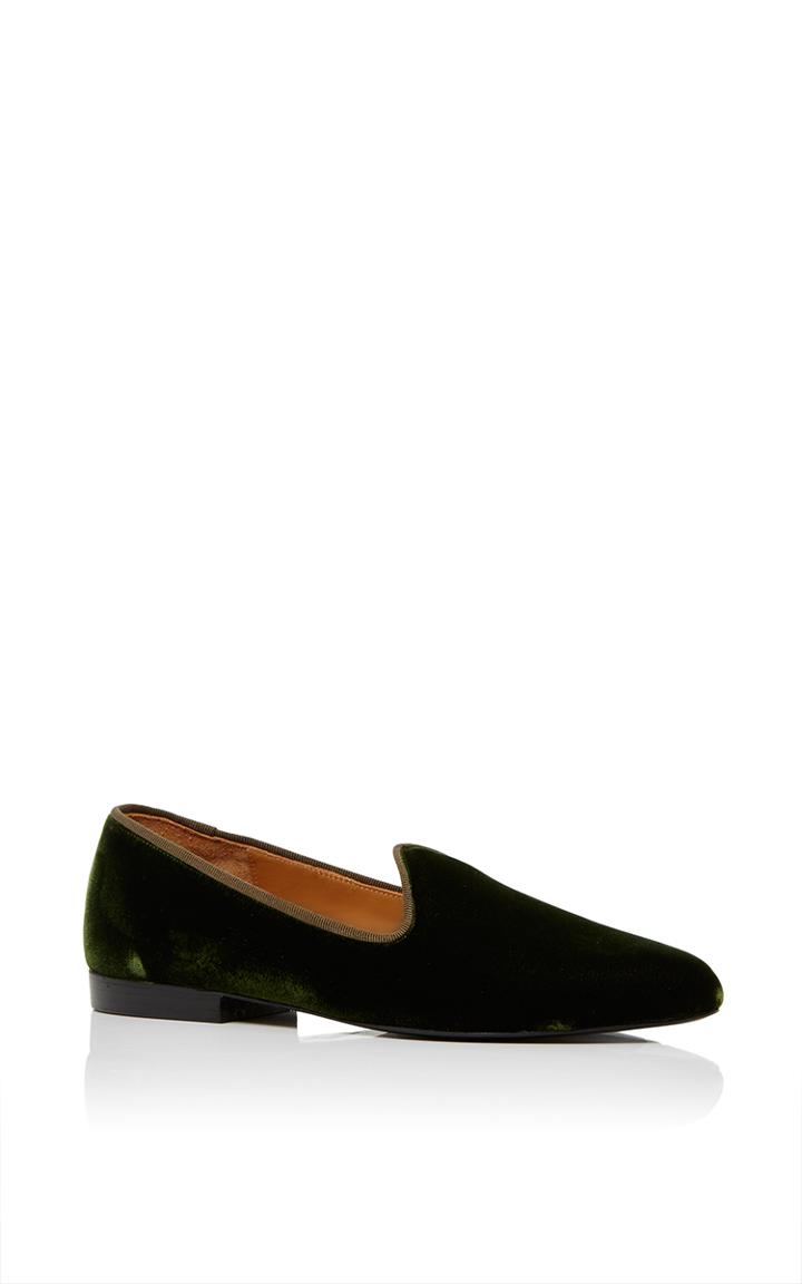 Le Monde Beryl Venetian Velvet Slippers