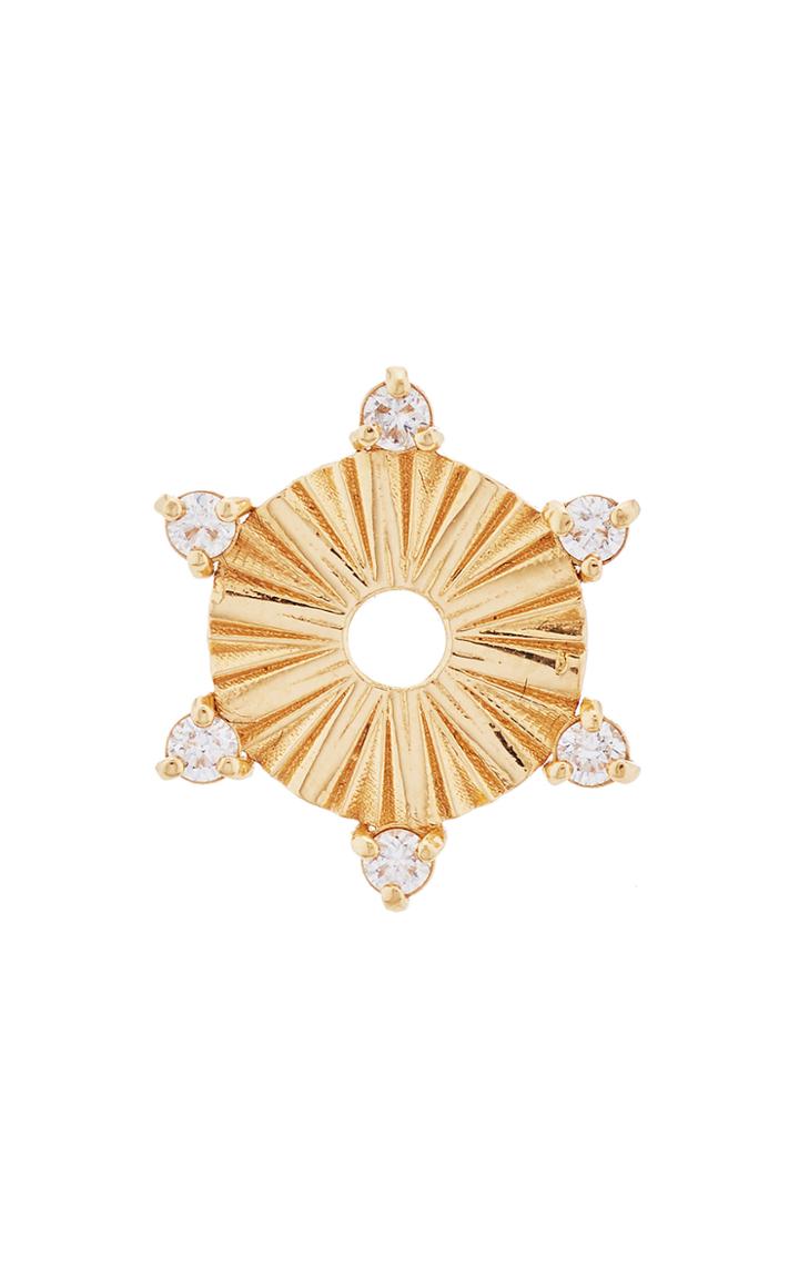 Foundrae 18k Gold And Diamond Earring Charm