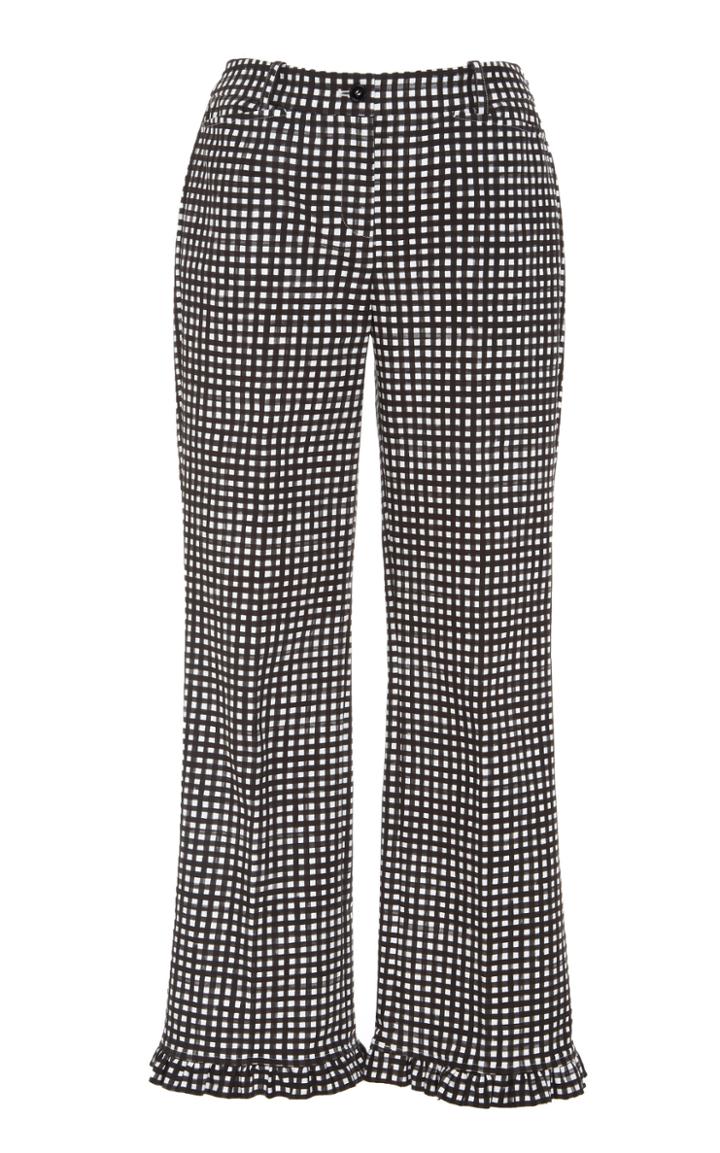 Michael Kors Collection Ruffle Hem Trouser