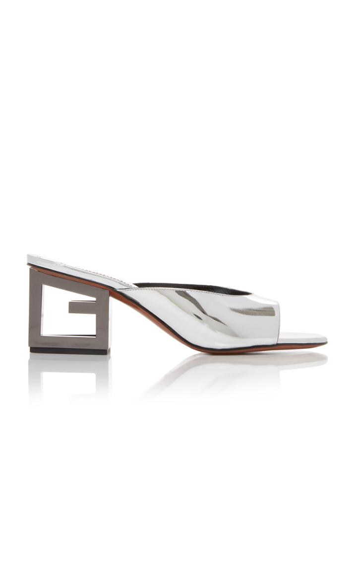 Givenchy Metallic Leather Mules