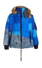 Moda Operandi Greg Lauren Nylon Scrapwork 50/50 Retro Puffy Jacket