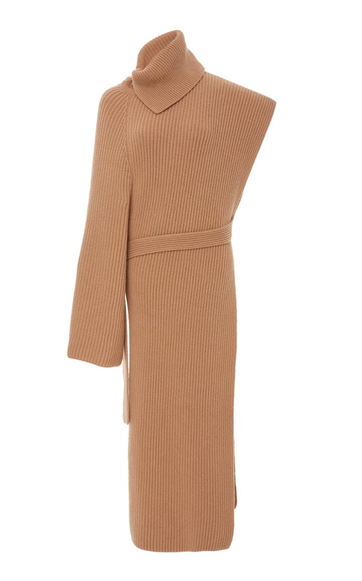 Rosetta Getty Cashmere Asymmetric Wrap Tunic