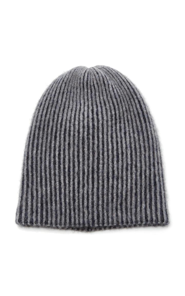 The Elder Statesman M'o Exclusive Striped Watchman Cap