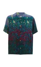 Kapital Printed Jersey Button-down Shirt