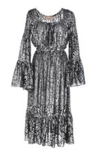 Michael Kors Collection Long Sleeve Peasant Dress
