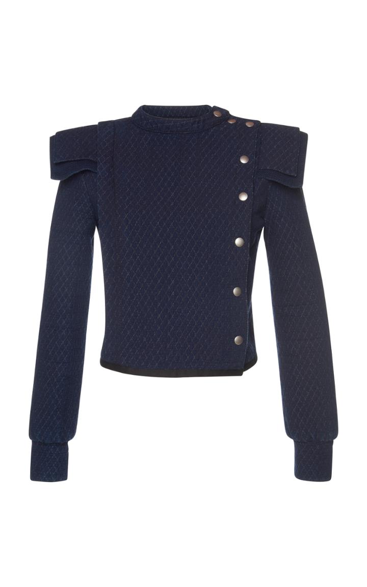 Philosophy Di Lorenzo Serafini Denim Jacquard Jacket