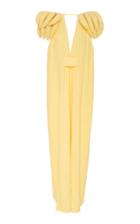 Adriana Degreas Long Dress With Bananas Detail