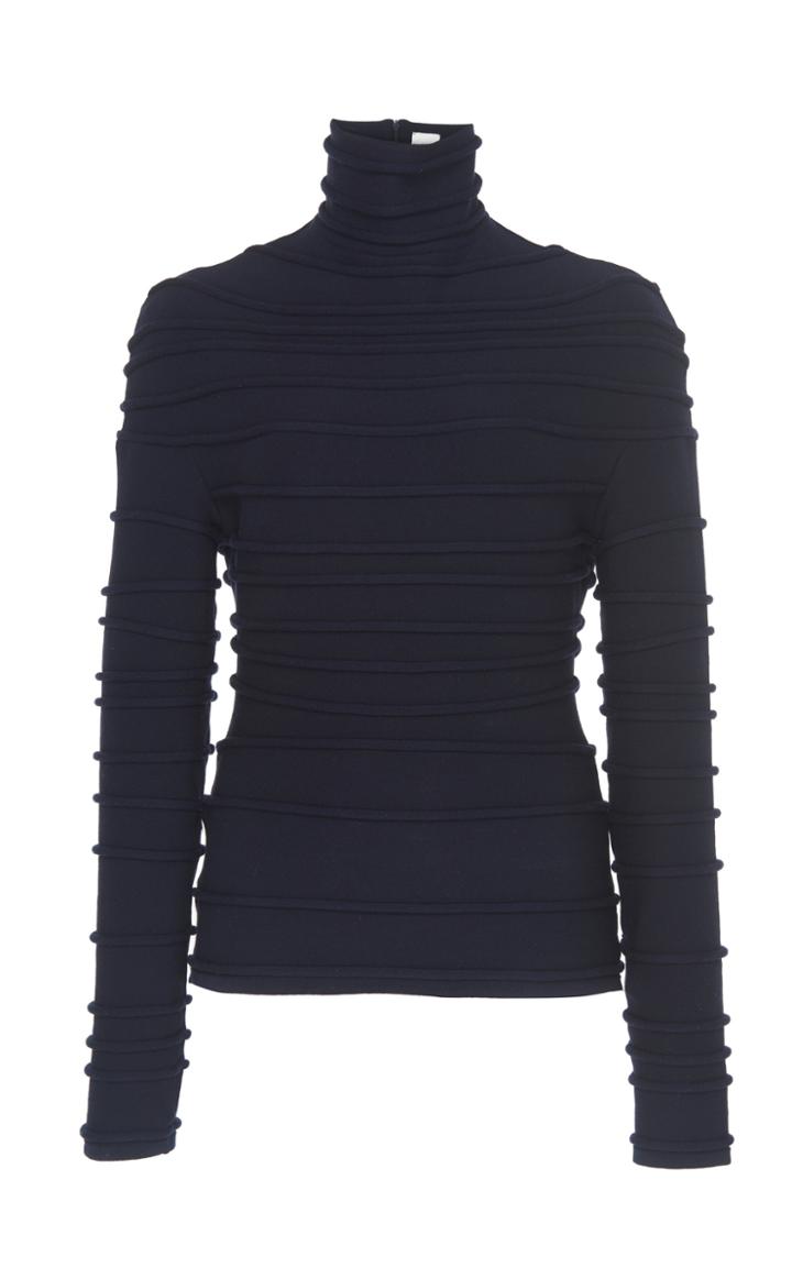 Maison Rabih Kayrouz Textured Wool Knit Dress