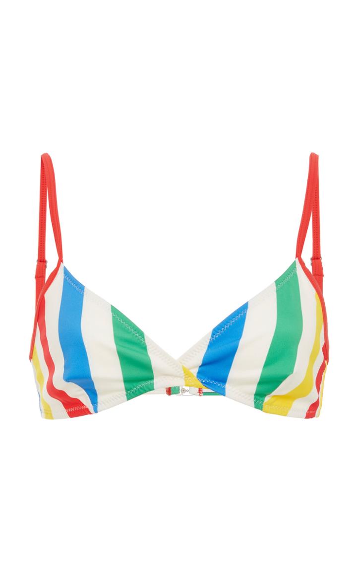 Solid & Striped Brigitte Striped Bikini Top