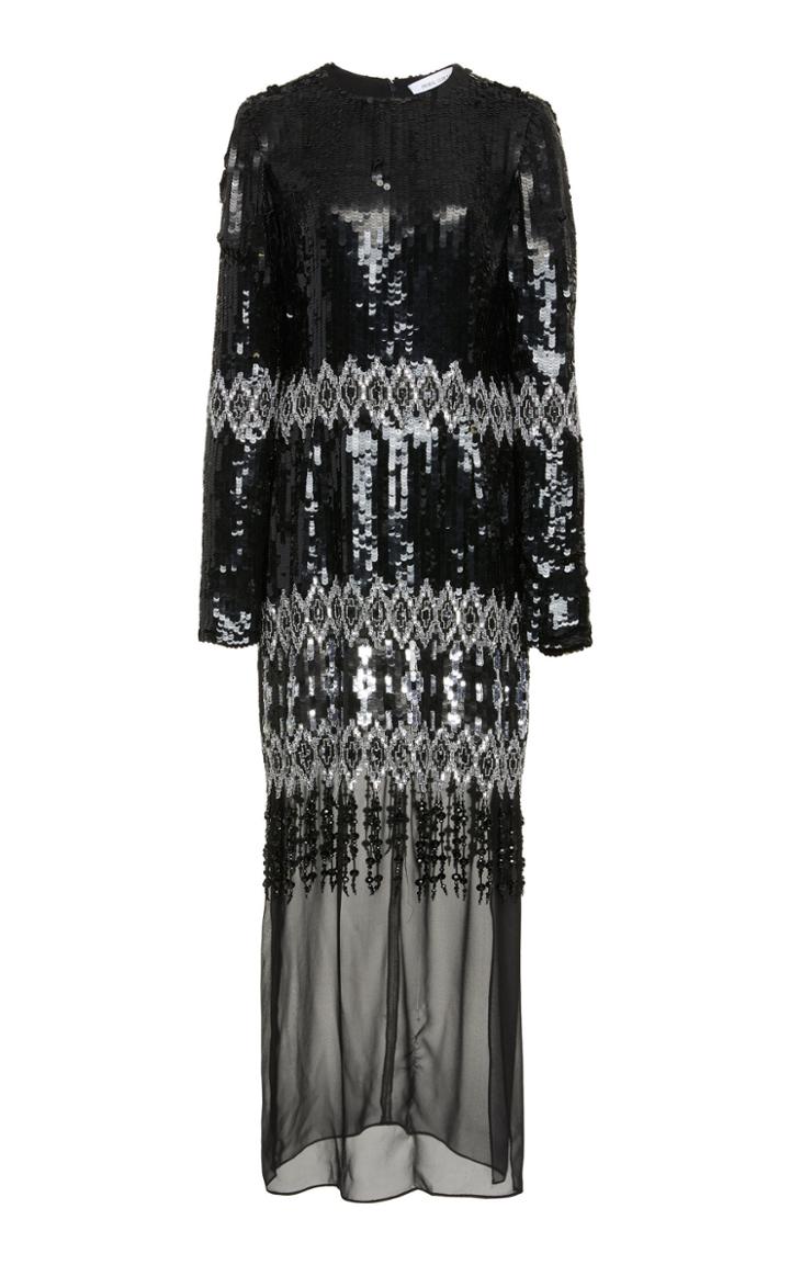 Prabal Gurung Asha Lace Crewneck Dress