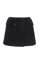 Moda Operandi Dolce & Gabbana Wool Mini Skirt Size: 38