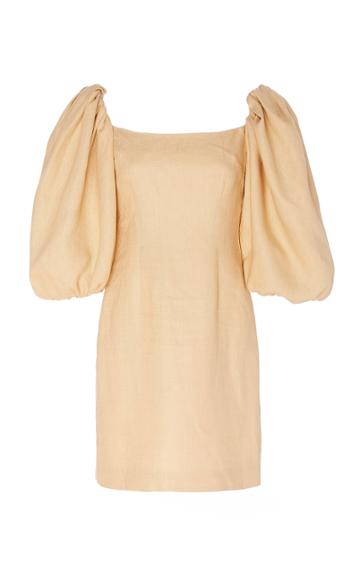 Rebecca De Ravenel First Impressions Linen Mini Dress