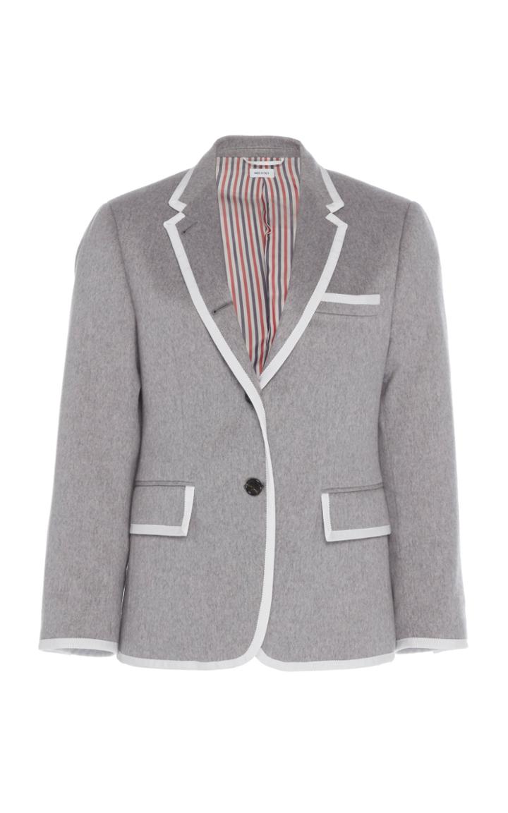 Thom Browne Cashmere Narrow Shoulder Sport Coat
