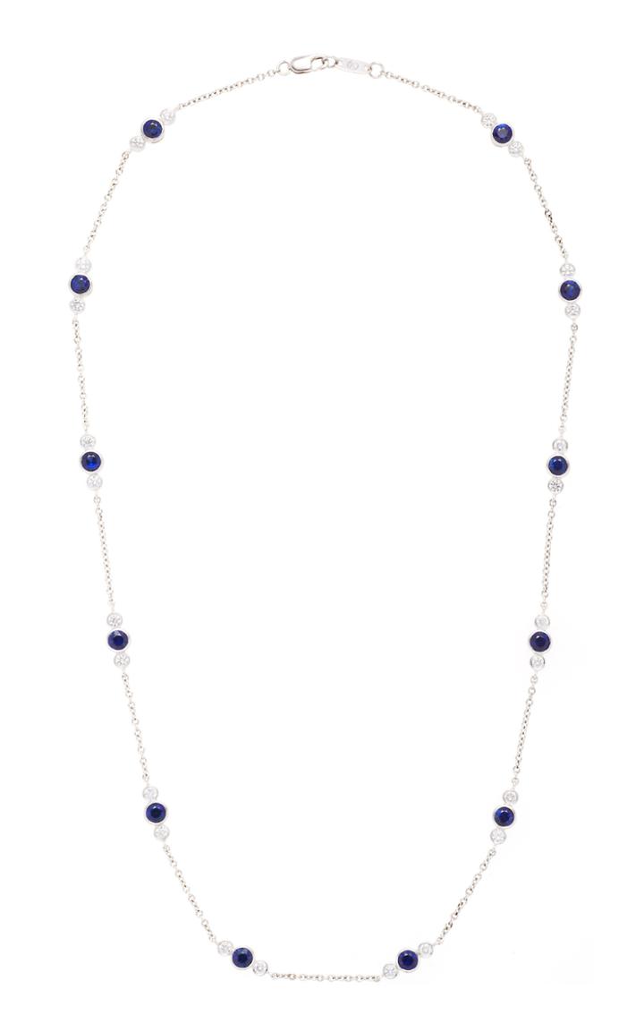 Bayco Sapphire & Diamond Necklace