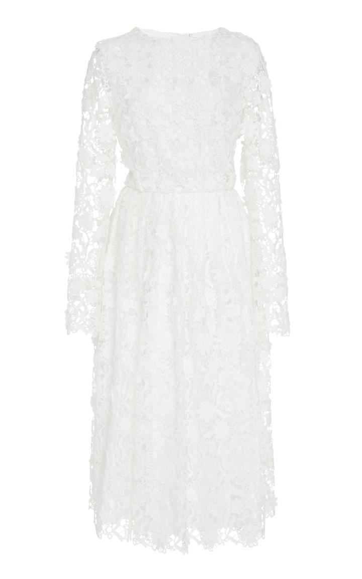 Alcoolique Eveline Round Neck Midi Dress