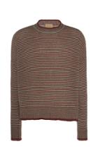 Federico Curradi Micro-stripe Wool And Silk Sweater Size: S