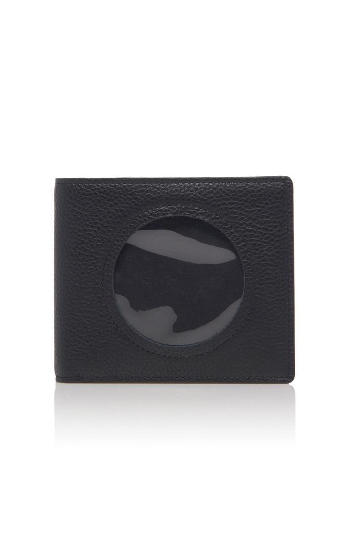 Maison Margiela Pvc Paneled Leather Billfold Wallet