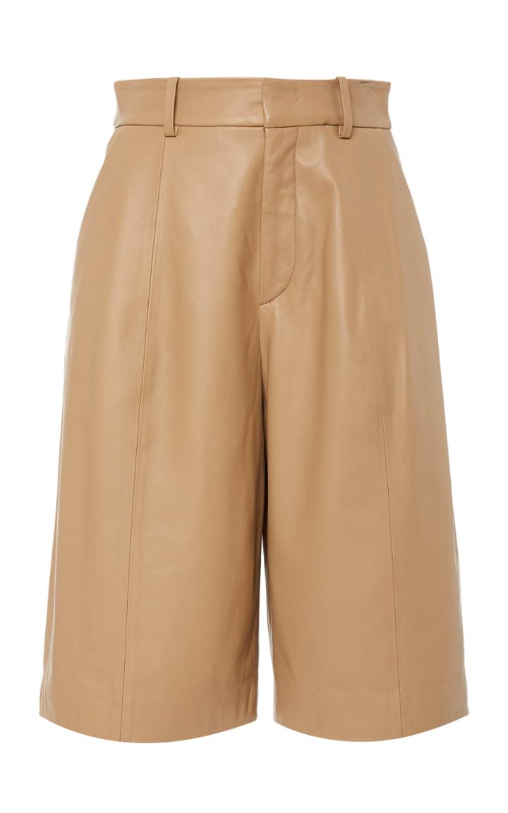 Moda Operandi Vince Knee-length Leather Short Size: 2