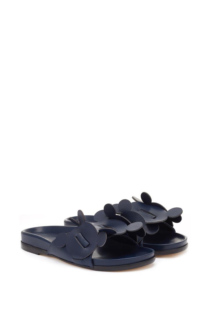 Anya Hindmarch Circulus Slides In Indigo