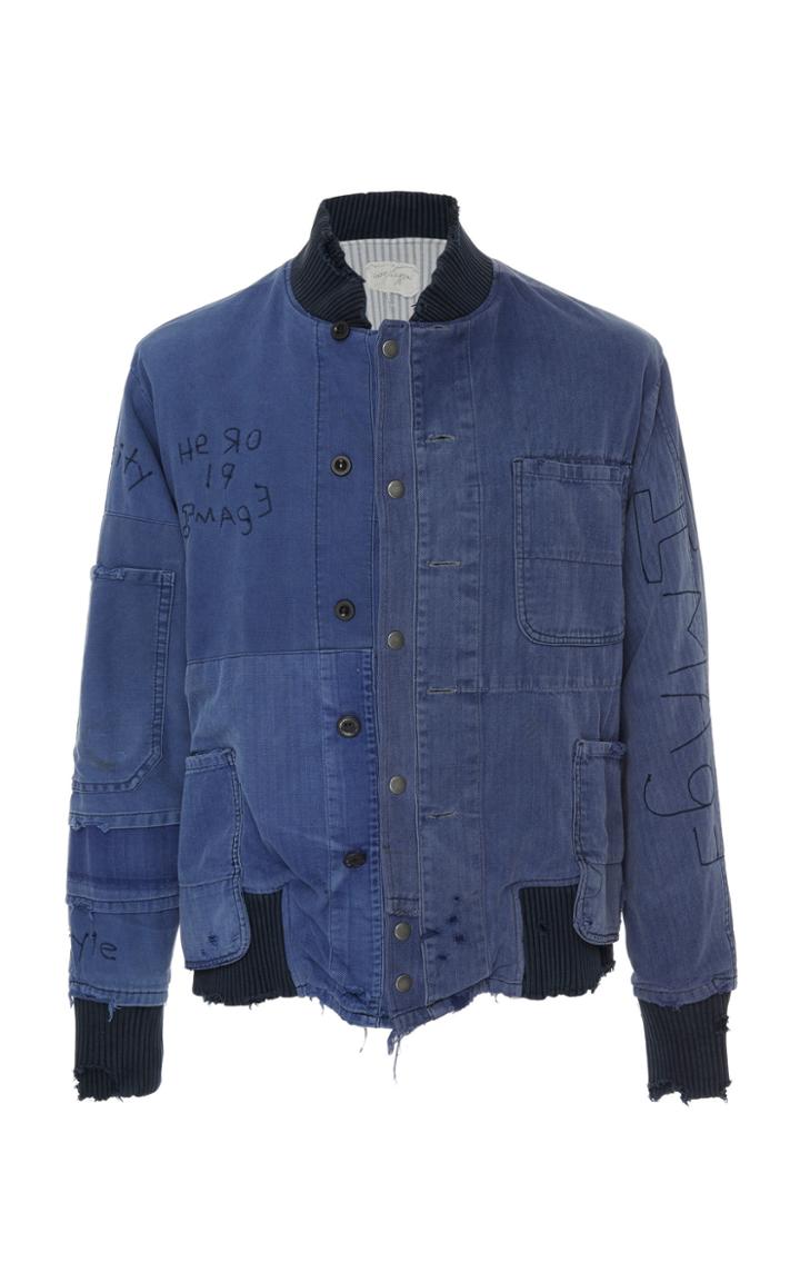Greg Lauren French Artist Varsity Jacket