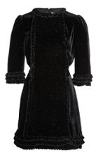 The Vampire's Wife Mini Cate Velvet Ruffle Dress