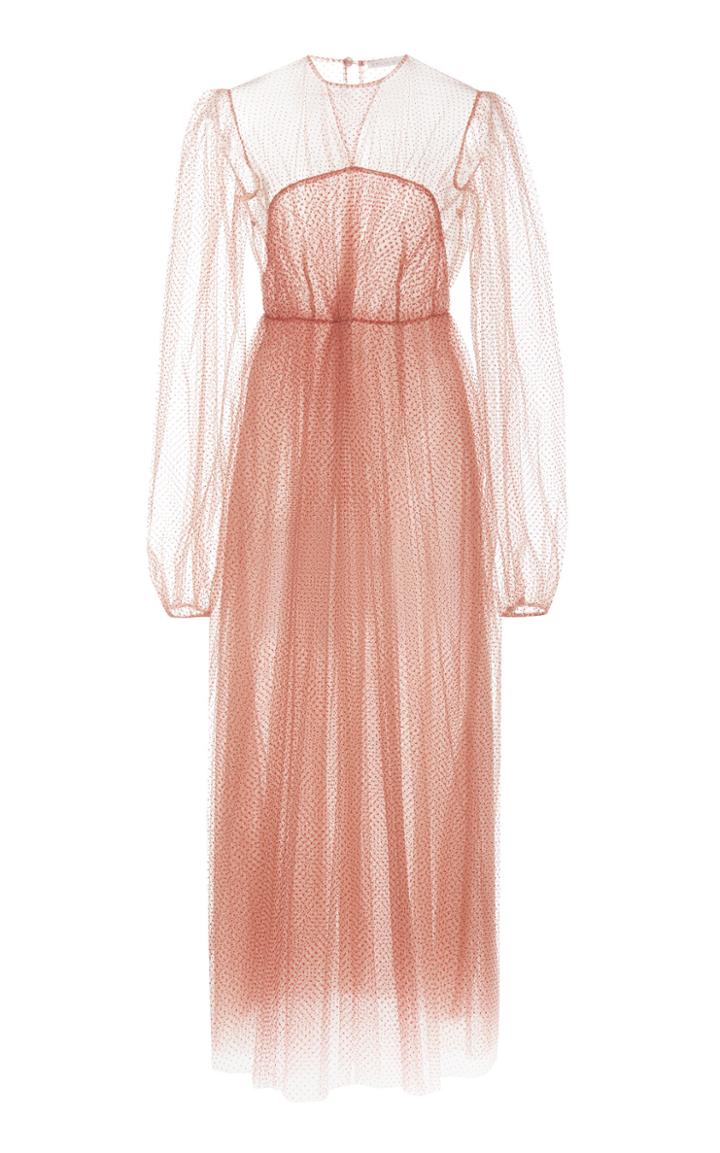 Emilia Wickstead Carmelita Full Sleeve Midi Dress