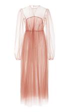 Emilia Wickstead Carmelita Full Sleeve Midi Dress
