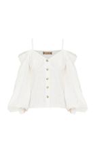 Flow The Label Off The Shoulder Linen Top