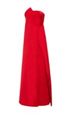 Zac Posen Double Face Duchesse Wrap Dress