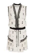 Alexis Isma Embellished Chiffon Mini Dress