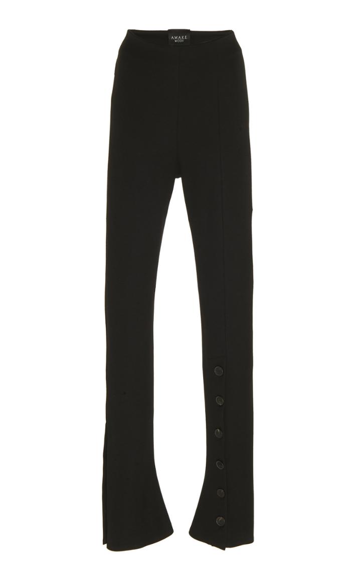 A.w.a.k.e. Black Rave Slim Trousers