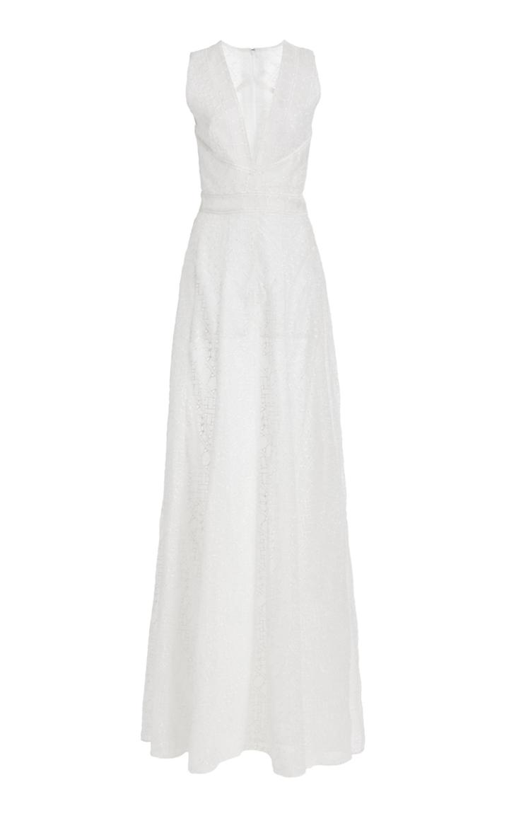 Moda Operandi J. Mendel Broderie Anglaise Gown Size: 2