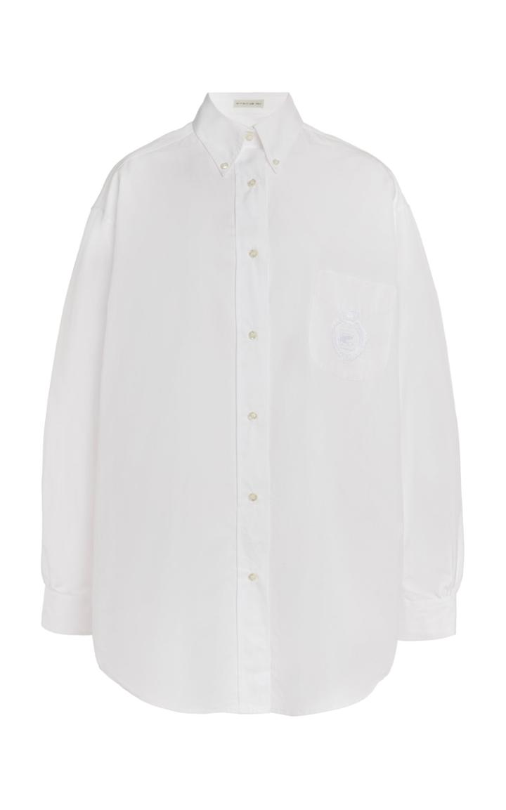 Moda Operandi Etro Embroidered Cotton Top Size: 38
