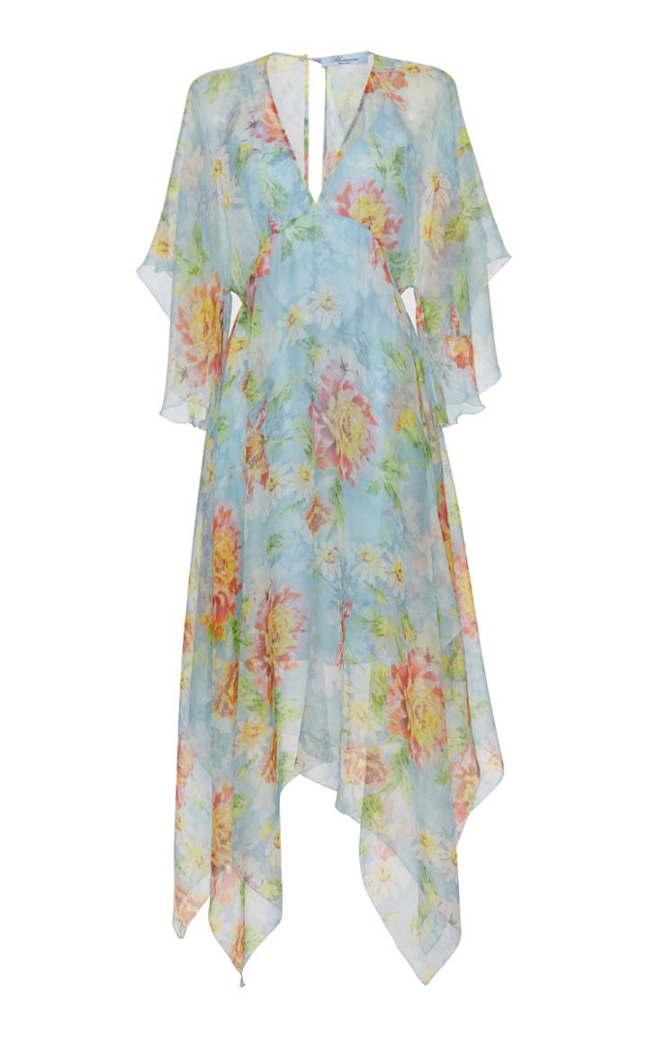 Blumarine Floral Midi Dress