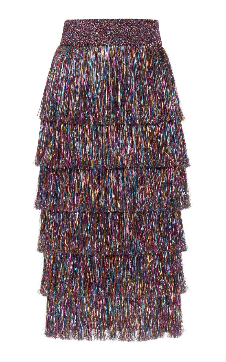 Alcoolique Araka Fringe Skirt