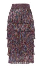 Alcoolique Araka Fringe Skirt