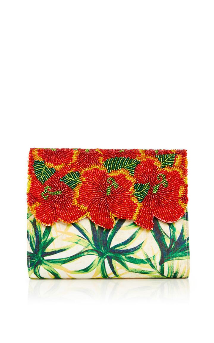 Sarah's Bag Hibiscus Mini Straight Clutch