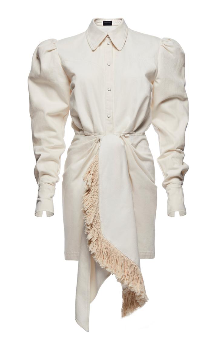 Magda Butrym Wicksville Cotton Long-sleeve Dress