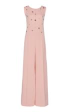Costarellos Embellished Crepe Jumpsuit